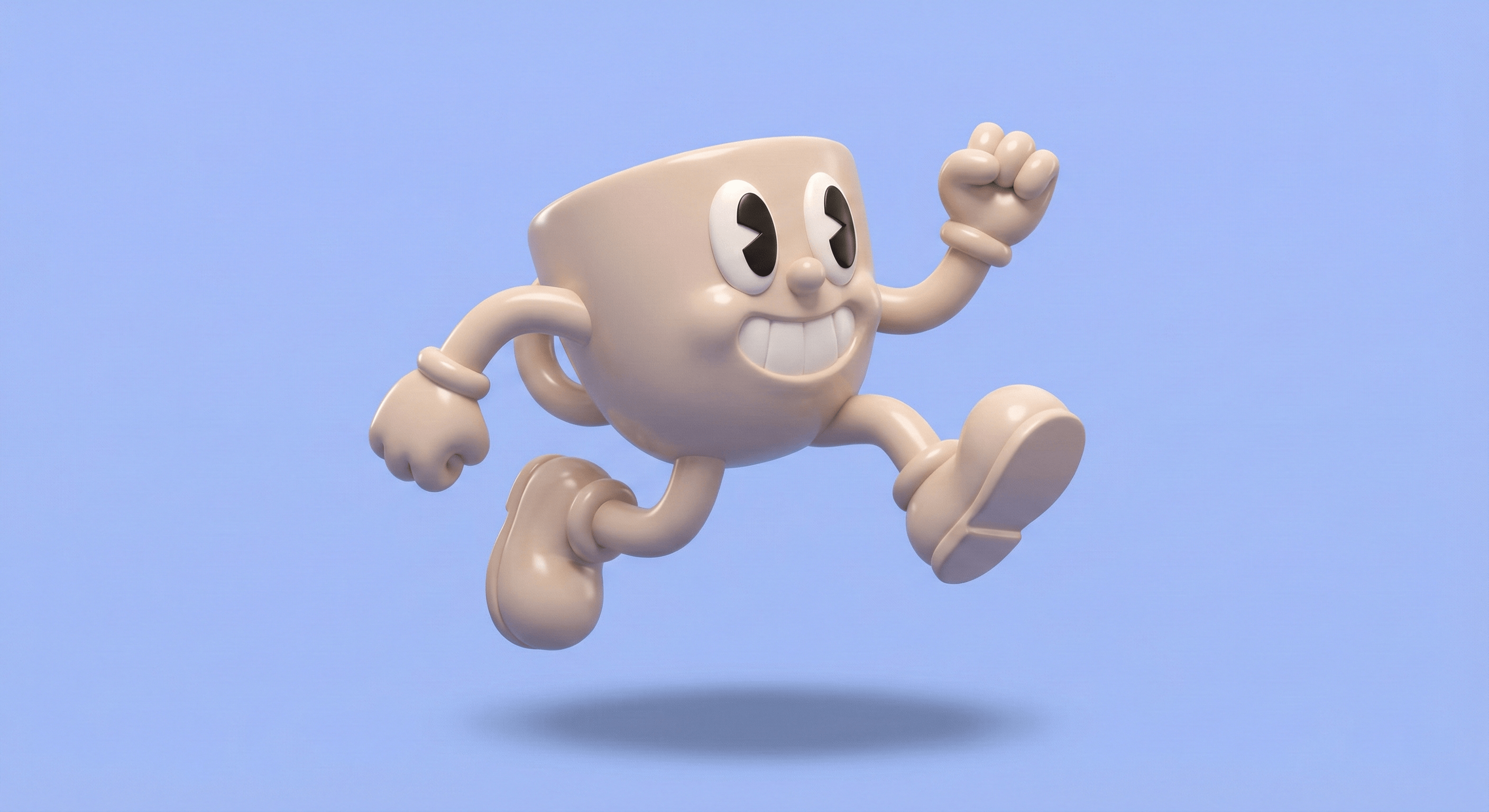 [Subject], stylized 3D rubberhose character, smoot
