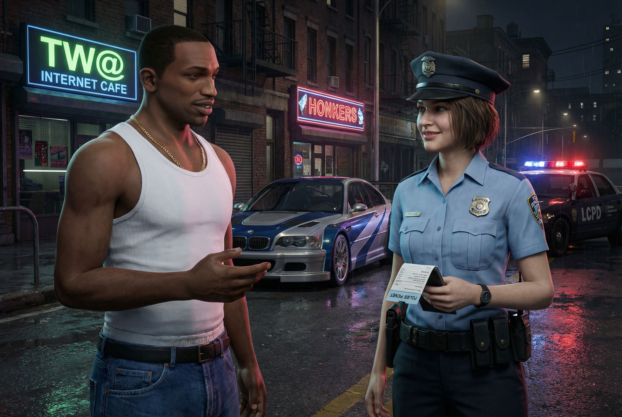 Mix of Resident Evil 3 Remake (2020), Grand Theft 